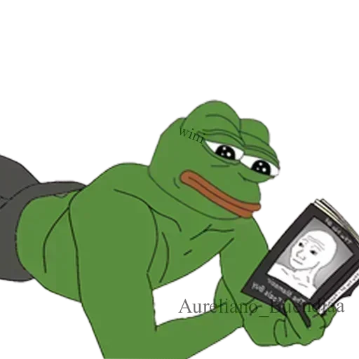 Sticker from the "Easter Pepe" sticker pack