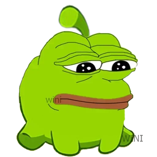 Sticker from the "Easter Pepe" sticker pack