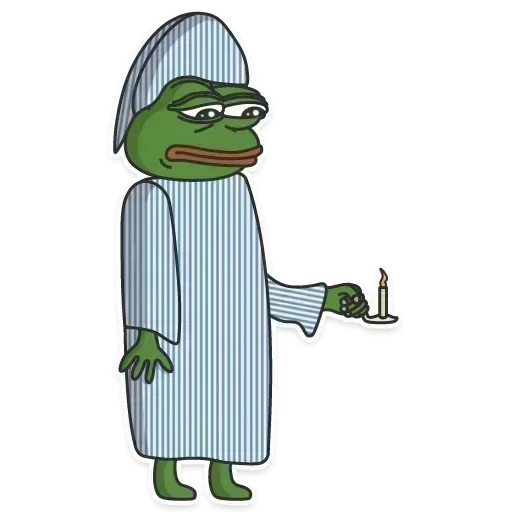 Стикер из набора "Easter Pepe"