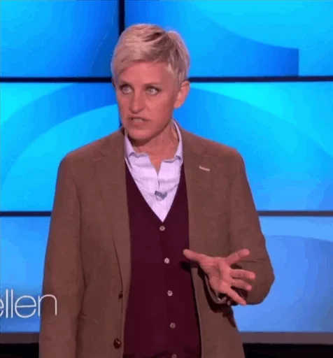 Стикер из набора "Ellen_Degeneres"