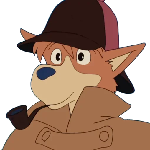 Sticker from the "Sherlockhound" sticker pack