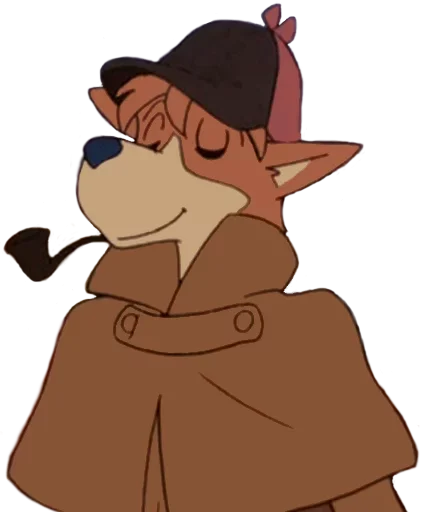 Sticker from the "Sherlockhound" sticker pack