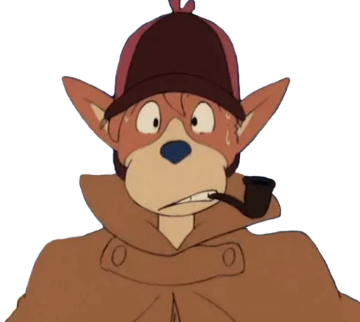 Sticker from the "Sherlockhound" sticker pack