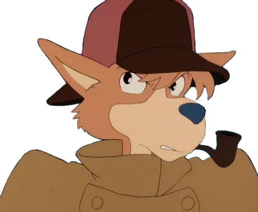 Sticker from the "Sherlockhound" sticker pack