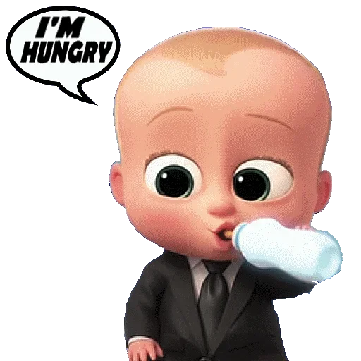 Sticker from the "Baby Boss" sticker pack