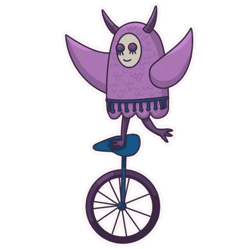 Sticker from the "Purple" sticker pack