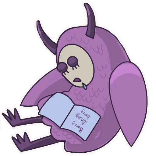 Sticker from the "Purple" sticker pack