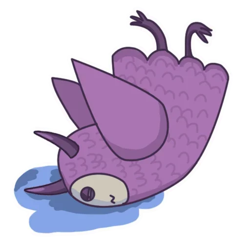 Sticker from the "Purple" sticker pack