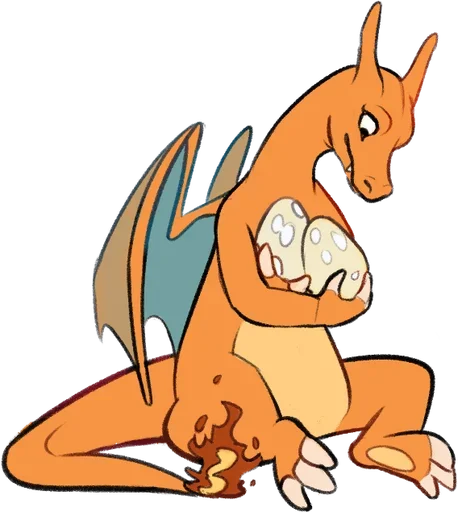 Sticker from the "Charizard" sticker pack