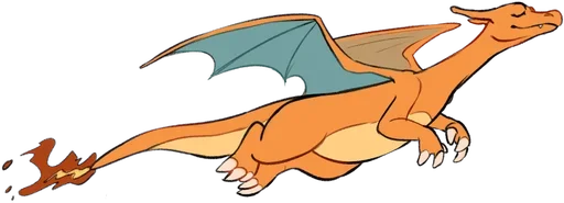 Sticker from the "Charizard" sticker pack