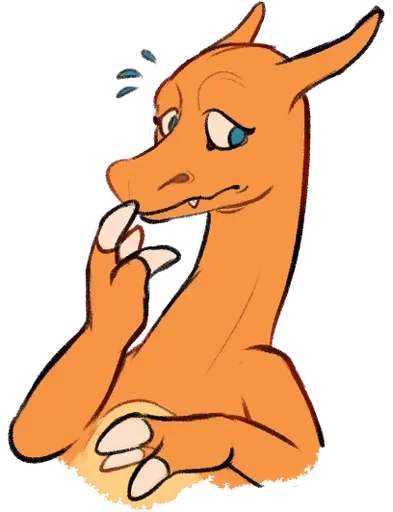 Sticker from the "Charizard" sticker pack