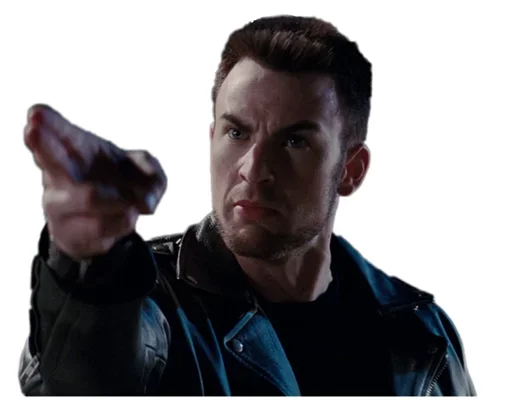 Стикер из набора "Chris Evans Emotions"