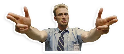 Sticker from the "Chris Evans Emotions" sticker pack