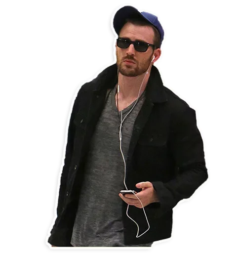 Sticker from the "Chris Evans Emotions" sticker pack