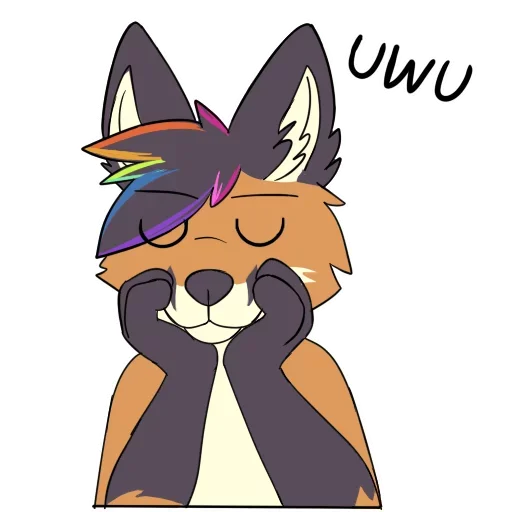 Sticker from the "IFurry" sticker pack