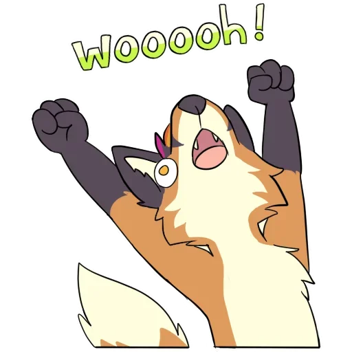 Sticker from the "IFurry" sticker pack