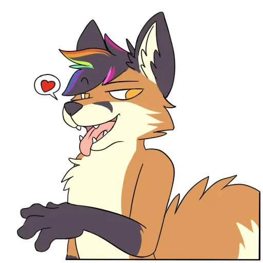 Sticker from the "IFurry" sticker pack