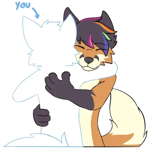 Sticker from the "IFurry" sticker pack