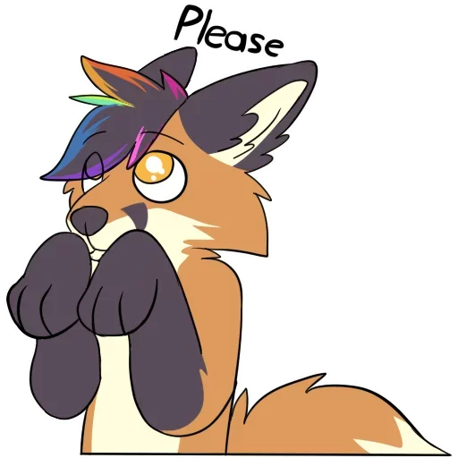 Sticker from the "IFurry" sticker pack