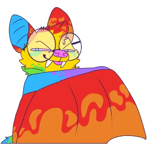 Sticker from the "Rainbow Batman" sticker pack