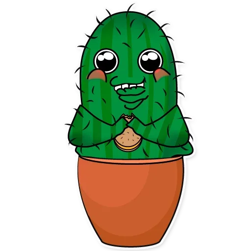 Sticker from the "Sarcactus" sticker pack