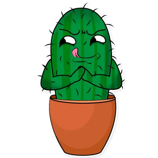 Sticker from the "Sarcactus" sticker pack