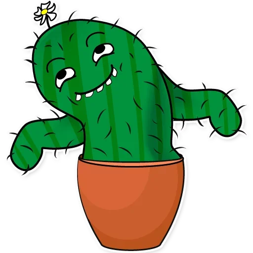 Sticker from the "Sarcactus" sticker pack