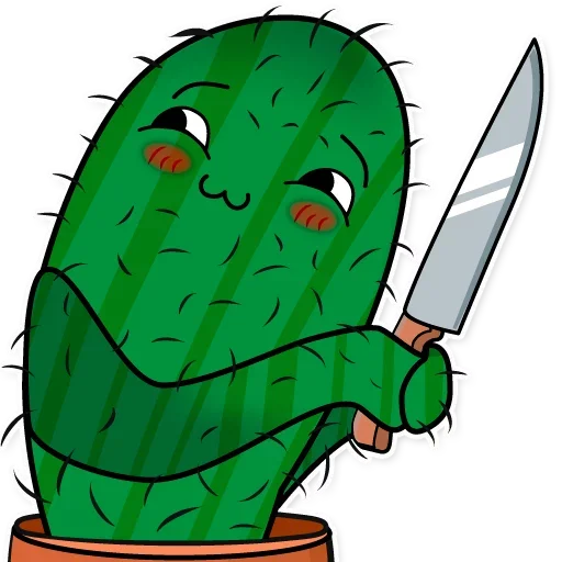 Sticker from the "Sarcactus" sticker pack