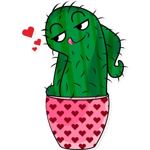 Sticker from the "Sarcactus" sticker pack