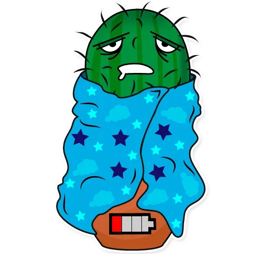 Sticker from the "Sarcactus" sticker pack