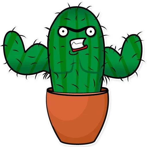 Sticker from the "Sarcactus" sticker pack