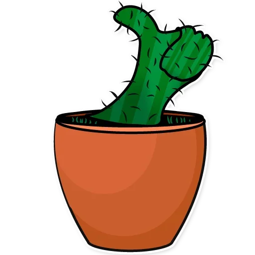 Sticker from the "Sarcactus" sticker pack