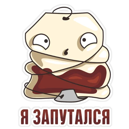 Sticker from the "Tea Bag" sticker pack