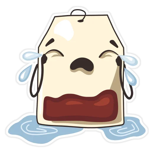 Sticker from the "Tea Bag" sticker pack