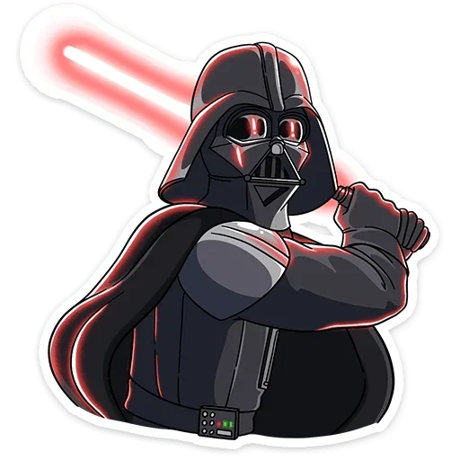 Sticker from the "Dark Side" sticker pack