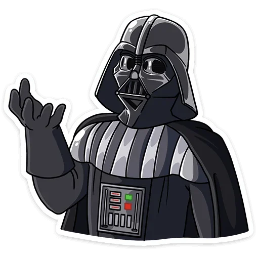 Sticker from the "Dark Side" sticker pack