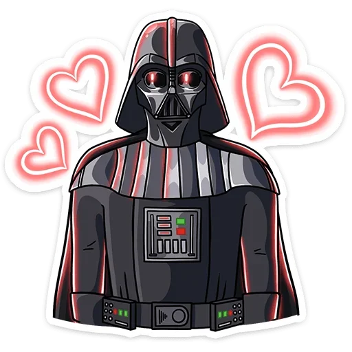 Sticker from the "Dark Side" sticker pack