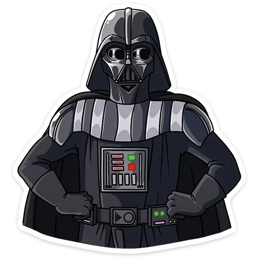 Sticker from the "Dark Side" sticker pack