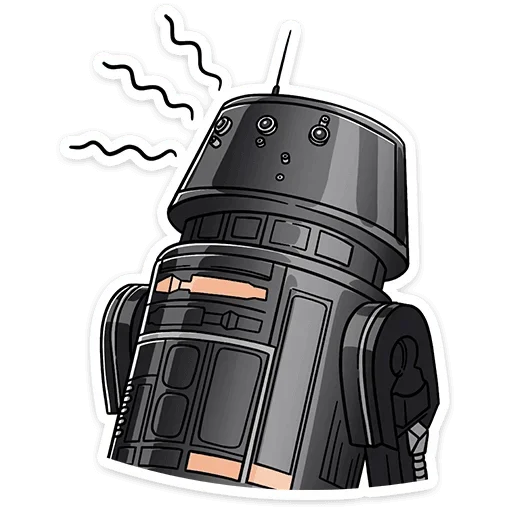 Sticker from the "Dark Side" sticker pack