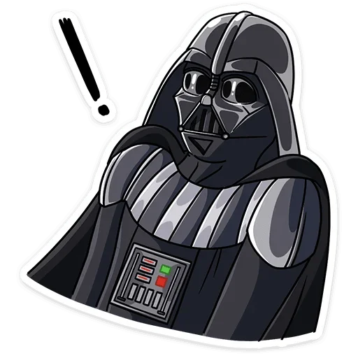 Sticker from the "Dark Side" sticker pack