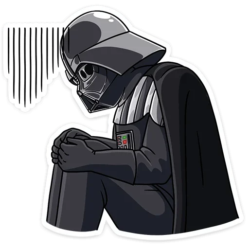 Sticker from the "Dark Side" sticker pack