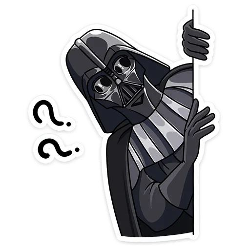 Sticker from the "Dark Side" sticker pack