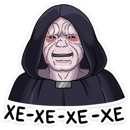 Sticker from the "Dark Side" sticker pack