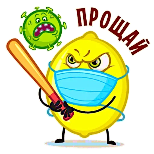 Sticker Чай с лимоном