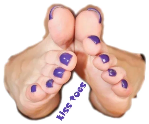 Sticker from the "Sexy Toes" sticker pack