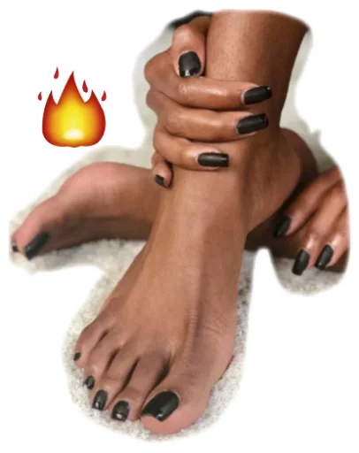 Sticker from the "Sexy Toes" sticker pack