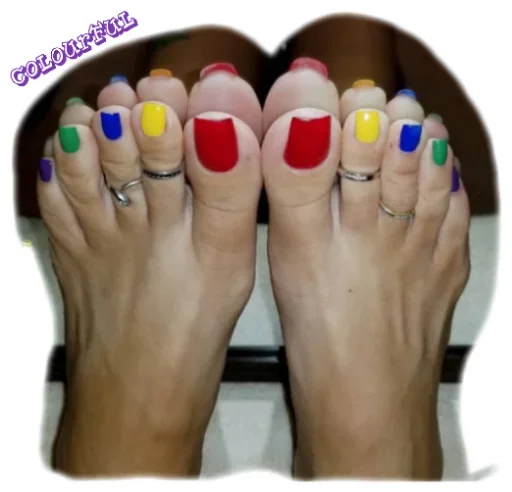 Sticker from the "Sexy Toes" sticker pack