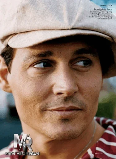 Стикер из набора "Johny Depp"