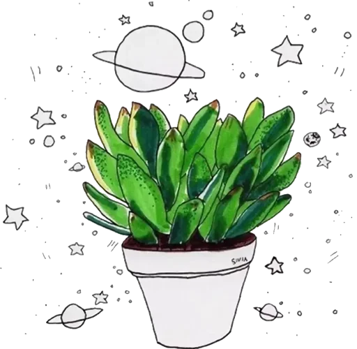 Стикер из набора "Green Cactus"