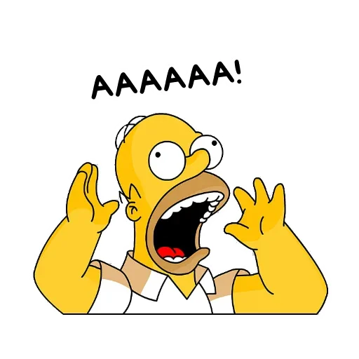 Sticker from the "The Simpsons" sticker pack